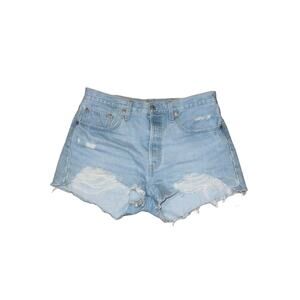 Levis 501 Denim Shorts Light Wash W31